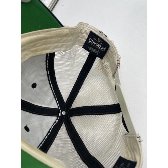 Guinness Men’s Embroidered Trucker Cap with Bottle Opener One size adjustable - Picture 6 of 8